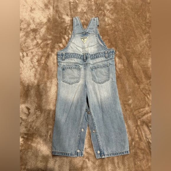 OshKosh B'gosh Light Blue Denim Overalls - Picture 2 of 3